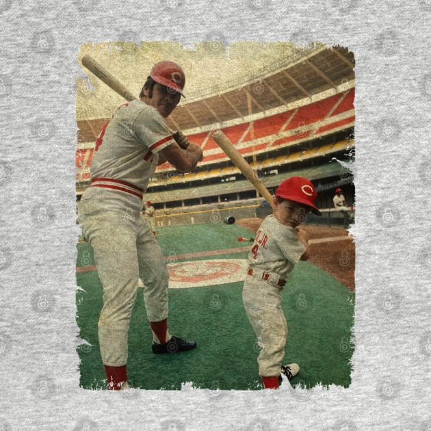 Pete Rose in Cincinnati Reds by PESTA PORA